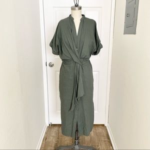 ZARA linen dress